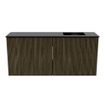 Mondiaz JOYA 90cm meuble de salle de bains - couleur Shadow - Vasque FAYE position Droite Sans trou de robinet couleur Urban SW1421493