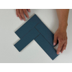 Equipe Cerámicas Kalma carreau mural - 6x18.6cm - Deep Blue mat (bleu) SW1159379