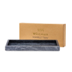 Wellmark Marble tray schaal 30x13cm Marmer Antraciet SW798073