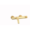 Plieger Roma badkraan met omstel en koppelingen HOH=15cm geborsteld goud SW444201