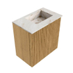 Mondiaz JOYA-DLUX Meuble de toilette 40cm - couleur Oak - Vasque FAYE position Droite Sans trou de robinet couleur Frappe SW1421858