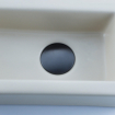 FugaFlow Eccelente Pietra Ensemble fontaine - 37,5x18,5x9cm - céramique - trou de robinet à gauche - robinet de fontaine gunmetal - bouchon de vidange - siphon abaissé - Beige Mat SW1469029