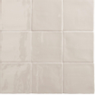 Terravito Viondo wandtegel - 13x13cm - 10mm - Vierkant - Ivoor wit Glans SW647475