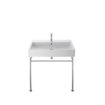 Duravit Vero Air Lavabo - 60x47cm - 1 trou de robinet - avec trop-plein - meulé - WonderGliss - blanc SW156991