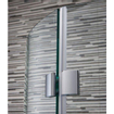 Crosswater Design New Douche à l'italienne avec paroi latérale pivotante - 90x195cm - profilé argent et verre clair SW276815