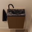 MONDIAZ TURE-DLUX meuble de toilette 40 cm Rust. EDEN lavabo Lava position droite. Avec 1 trou de robinet. SW1103978