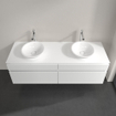 Villeroy & Boch Legato meuble sous-lavabo - 160x55cm - 4 tiroirs Blanc mat SW479600