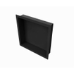 FugaFlow Arcas Inbouwnis badkamer - 30x30x10cm - mat zwart - Black Friday - SW915378