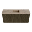 Mondiaz JOYA-DLUX 90cm meuble de salle de bains - couleur Shadow - Vasque FAYE position Milieu 1 trou de robinet couleur Arena. SW1424806