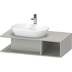 Duravit D-neo Meuble sous vasque 100x55x26cm sans tiroir Gris béton mat SW640966