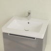 Villeroy & Boch Subway 2.0 lavabo à poser sur meuble - 60x47cm - 1 trou de robinetterie avec trop-plein ceramic+ blanc 1024107
