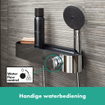Hansgrohe Pulsify Select mitigeur thermostatique de douche avec tablette de douche 40cm chrome SW651168
