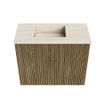 Mondiaz JOYA-DLUX 50cm meuble de toilette - couleur Dusk - Vasque FAYE position Gauche Sans trou de robinet couleur Meli. SW1425803