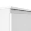Adema Cadence Ensemble de meuble de salle de bains - 60x55x40cm - peu profond - 2 portes - sans poignées - lavabo - 1 trou de robinet - céramique - blanc mat SW1498569