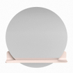 Mondiaz SPOT Miroir de salle de bains - rond 80cm - tablette miroir - couleur Rosee SW1235593