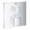 GROHE Grohtherm cube Kit d'habillage pour mitigeur thermostatique encastré avec inverseur pour douche à main et de tête chromé SW285817