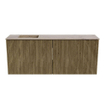 Mondiaz JOYA-DLUX 100cm meuble de salle de bains - couleur Dusk - Vasque FAYE position Gauche 1 trou de robinet couleur Arena. SW1425751