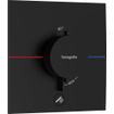 Hansgrohe ShowerSelect Comfort E Thermostaat - inbouw - 1 functie - extra uitgang - mat zwart SW918006