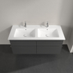 Villeroy & Boch Venticello meuble sous-lavabo - 125,3x59cm - 4x tiroir gris brillant GA43421