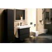 Hansgrohe Pulsify Select Ensemble barre de douche 3jets Relaxation EcoSmart 10.5cm avec barre de douche 90 cm Mat Noir SW651027