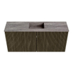 Mondiaz JOYA-DLUX Meuble de salle de bains 90cm - couleur Shadow - Vasque FAYE position Milieu Sans trou de robinet couleur Oza SW1425048
