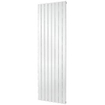 Plieger Cavallino Retto designradiator verticaal enkel middenaansluiting 1800x602mm 1205W mat wit 7252984