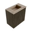 Mondiaz JOYA-DLUX Meuble de toilettes 40 cm - couleur Shadow - Lavabo FAYE position Milieu Sans trou de robinet couleur Arena. SW1424800