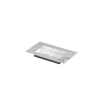 INK Post wastafel - 80x45x1cm - 1 wasbak - 0 kraangaten - keramiek Statuario glans SW693213