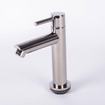 FortiFura Calvi Pack Lave-mains - 1 trou de robinet - droite - robinet Noir mat - Blanc SW968218