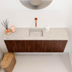 Mondiaz JOYA-DLUX 100cm toiletmeubel - kleur Ruby - Wastafel FAYE positie Midden Zonder kraangat kleur Opalo. SW1423706