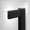 Sealskin inc. cabine de douche quadrant en deux parties 100x100x200cm verre de sécurité transparent de 8mm avec anti-basculement noir mat SW771707