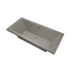 Xenz Society Duobad - 190x90x53 - afvoer Midden - acryl - cement SW103315