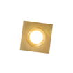 QAZQA Xena inbouwspot - 8x8cm - IP44 - vierkant - goud SW1187217