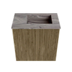 Mondiaz JOYA-DLUX 40cm meuble de toilette - couleur Dusk - Vasque FAYE position Droite Sans trou de robinet couleur Sombra. SW1426119