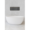 Hotbath &MORE Boîte d'encastrement ou niche encastrée - 30x80x10 - avec LED IP44 - noir brossé PVD SW1246621