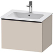 Duravit D-neo Meuble sous vasque 61x46.2x44cm 1 tiroir Taupe mat SW640940