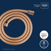 GROHE Silverflex Flexible de douche - 175cm - lisse - warm sunset SW98830