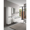 Duravit ketho 2 meuble sous lavabo avec plaque console et 2 tiroirs pour lavabo à gauche 140x55x45.9cm avec poignées blanc anthracite mat SW772877