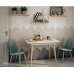 Terravito Elvella Pour carrelage mural - 20x6.5cm - 8mm - Gris Claro Brillant SW1175263