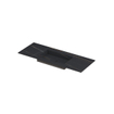 INK Post wastafel - 120x45x1cm - 1 wasbak - 0 kraangaten - keramiek Lauren black mat SW693320