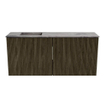 Mondiaz JOYA-DLUX 90cm meuble de salle de bains - couleur Shadow - Vasque FAYE position Gauche Sans trou de robinet couleur Sombra. SW1425206
