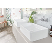 Villeroy & Boch Collaro vasque à poser - rectangulaire 56x36cm - sans trop-plein sans trou de robinetterie ceramic+ blanc SW358360