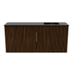 Mondiaz JOYA 90cm toiletmeubel - kleur Walnut - Wastafel FAYE positie Rechts 1 kraangat kleur Urban. SW1421346