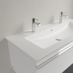 Villeroy & Boch Venticello lavabo-meuble - avec 2 trous de robinet 120x50cm - avec trop-plein Ceramic+ stone white SW209622