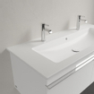Villeroy & Boch Venticello Lavabo pour meuble 120x50cm avec 2 trous de robinet avec trop-plein Ceramic+ stone white SW209622