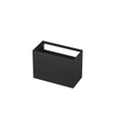 INK Wastafelonderkast - 90x45x65cm - 2 lades - push to open - met rechte opdekfronten - MDF lak - Antraciet mat SW352511