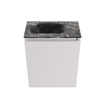 MONDIAZ TURE-DLUX Meuble toilette - 40cm - Cale - EDEN - vasque Lava - position gauche - sans trou de robinet SW1103736