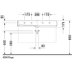 Duravit Vero lavabo rectifié avec 2 trous de robinet avec trop-plein 100x47cm incl. fixation blanc 0290118