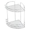 Plieger Solid étagère d'angle 2 niveaux modèle fil chromé SW104939