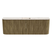 Mondiaz JOYA-DLUX 123.2cm toiletmeubel - ronding links en rechts kleur Dusk - Wastafel FAYE positie Midden 1 kraangat kleur Nata. SW1425954